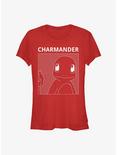 Pokemon Charmander Girls T-Shirt, RED, hi-res
