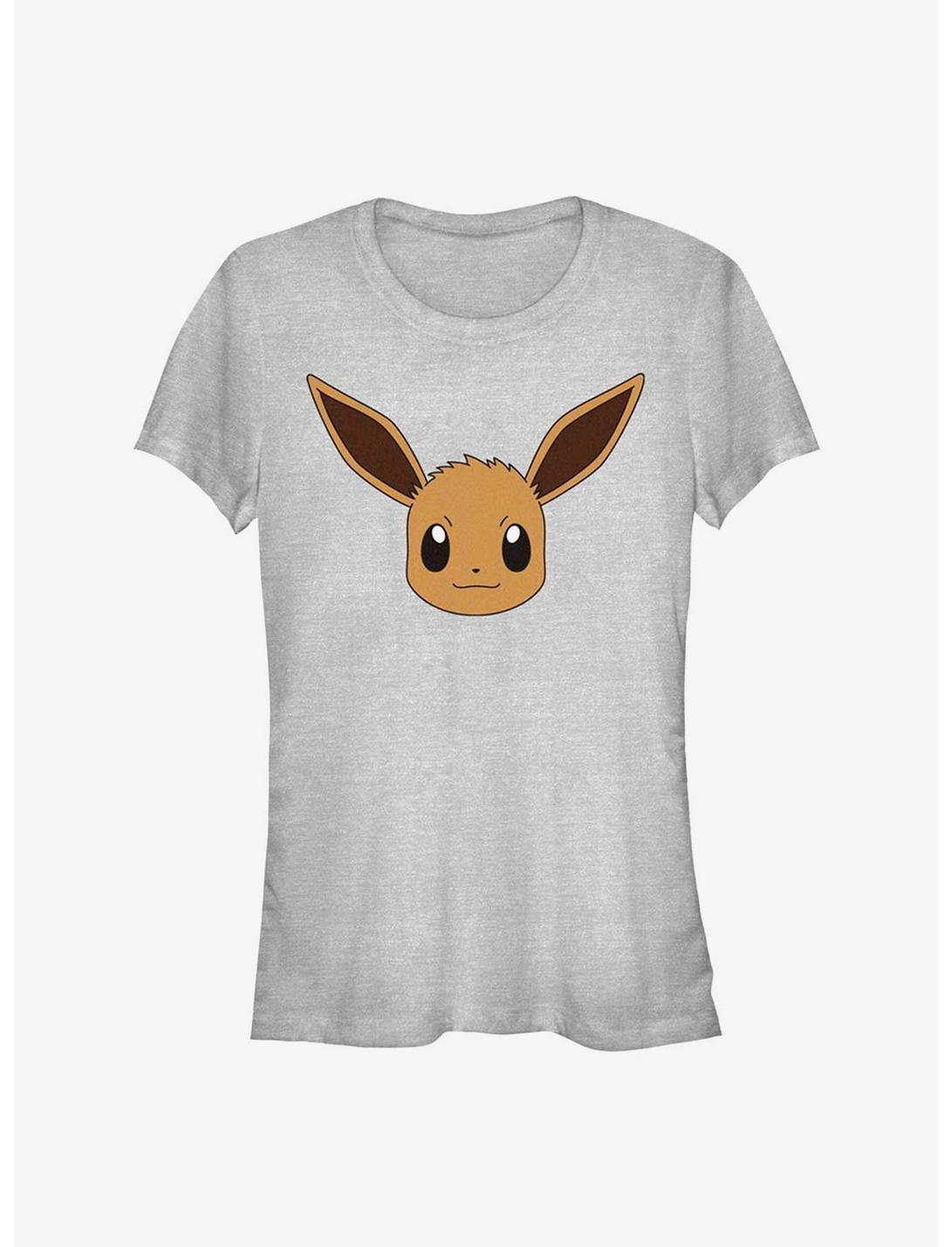 Pokemon Eevee Face Girls T-Shirt, ATH HTR, hi-res