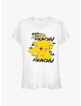 Pokemon Pikachu Cracks A Joke Girls T-Shirt, , hi-res