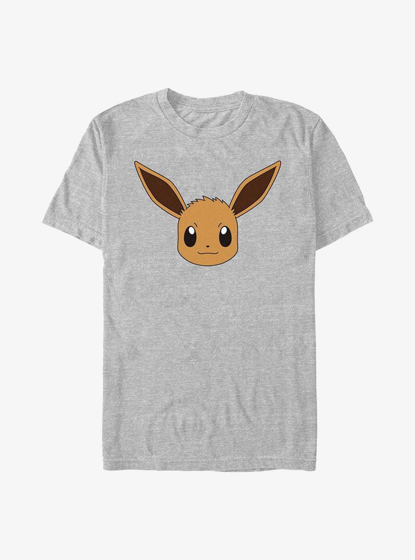 Pokemon Eevee Face T-Shirt, ATH HTR, hi-res