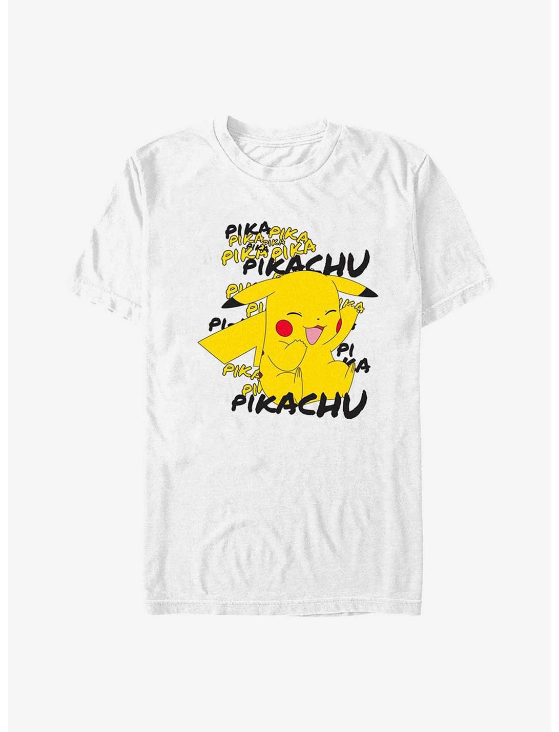 Pokemon Pikachu Cracks A Joke T-Shirt, WHITE, hi-res