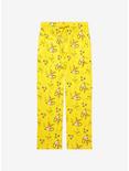 Pokémon Electric Type Evolutions Allover Print Sleep Pants - BoxLunch Exclusive , BRIGHT YELLOW, hi-res