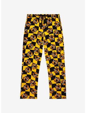 Harry Potter Hufflepuff House Crest Checkered Sleep Pants - BoxLunch Exclusive , , hi-res