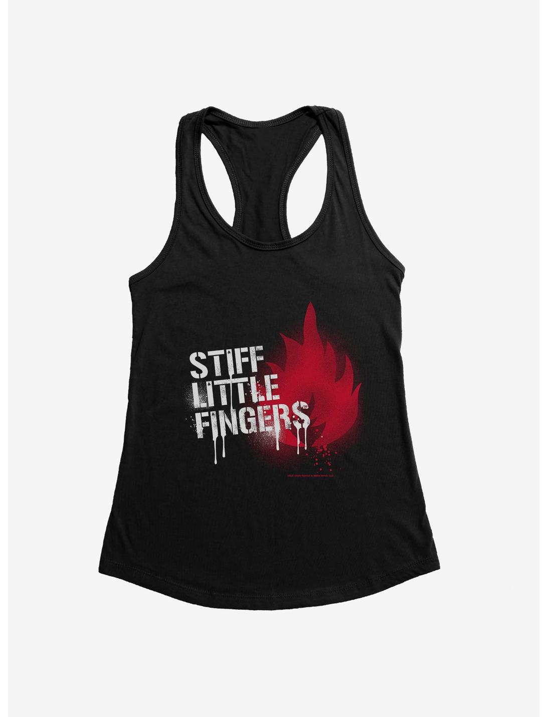 Stiff Little Fingers Inflammable Material Girls Tank, BLACK, hi-res