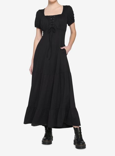 Black Empire Maxi Dress | Hot Topic