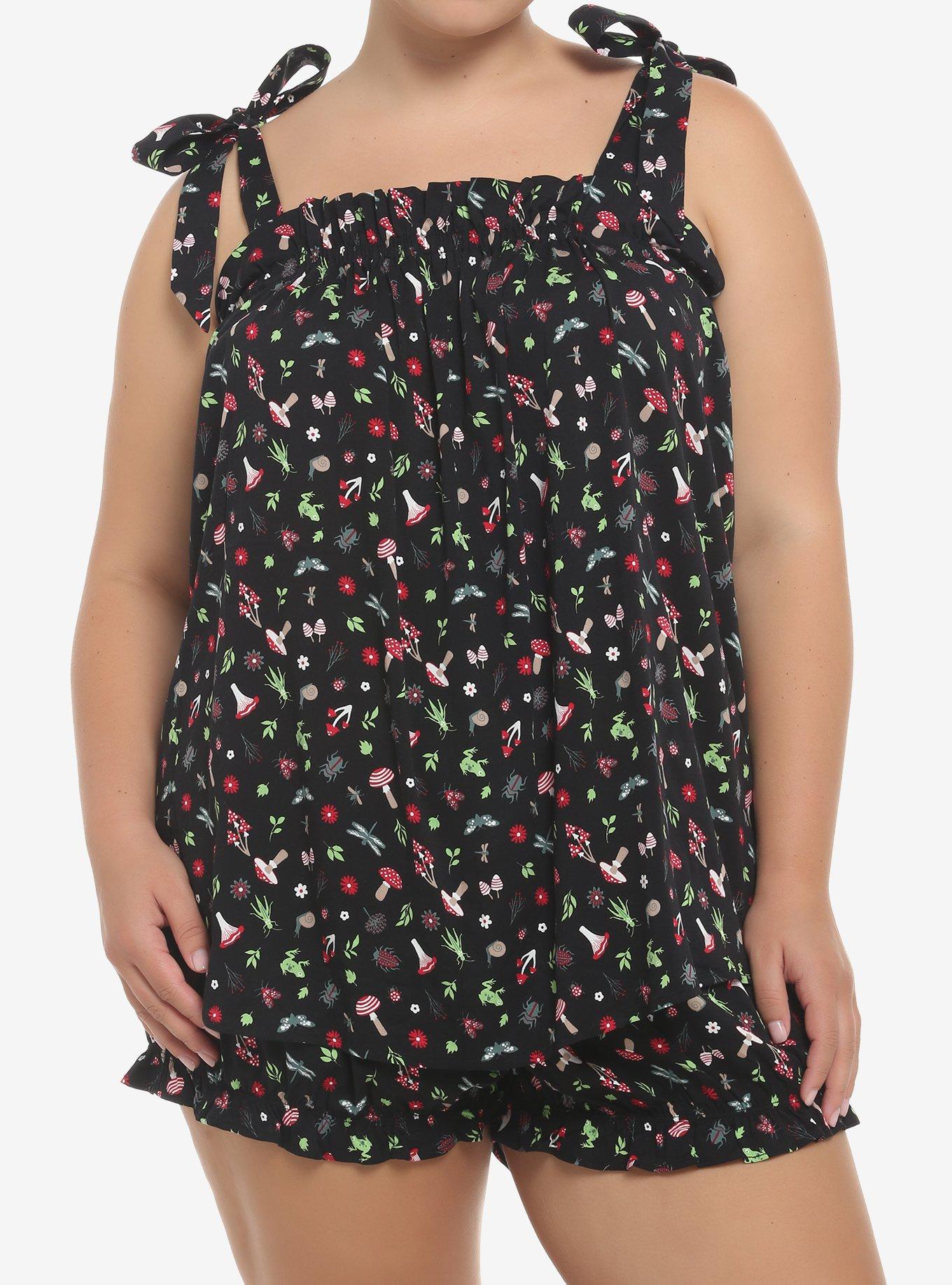 Cottagecore Forest Girls Lounge Set Plus Size, , hi-res