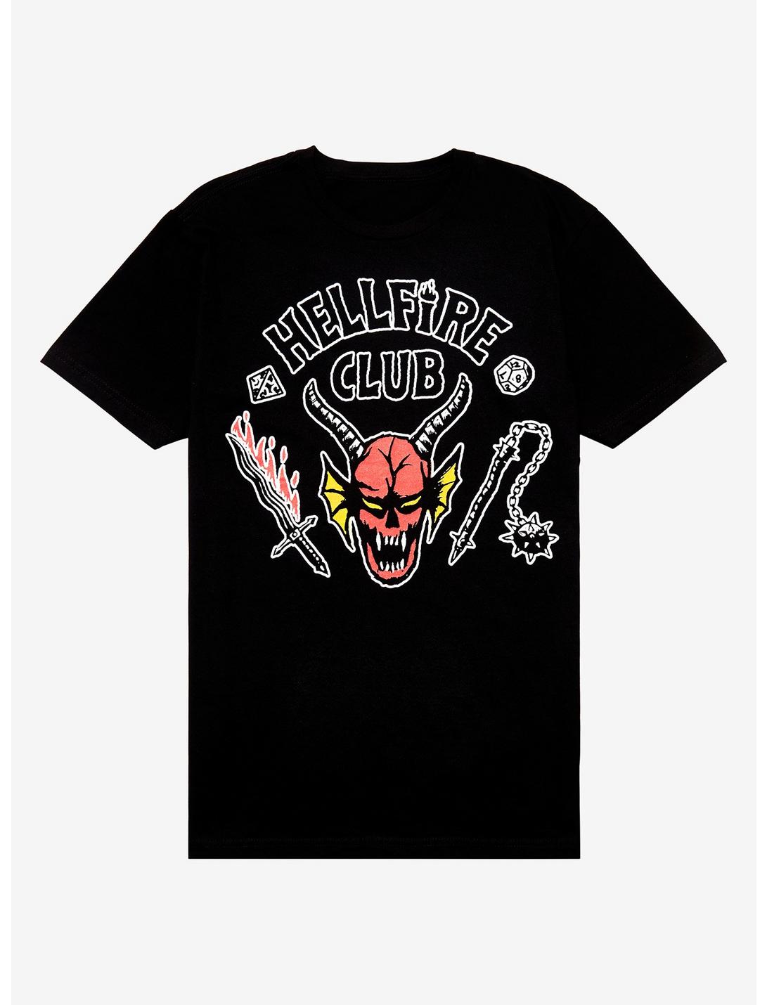 Stranger Things Hellfire Club T-Shirt, BLACK, hi-res
