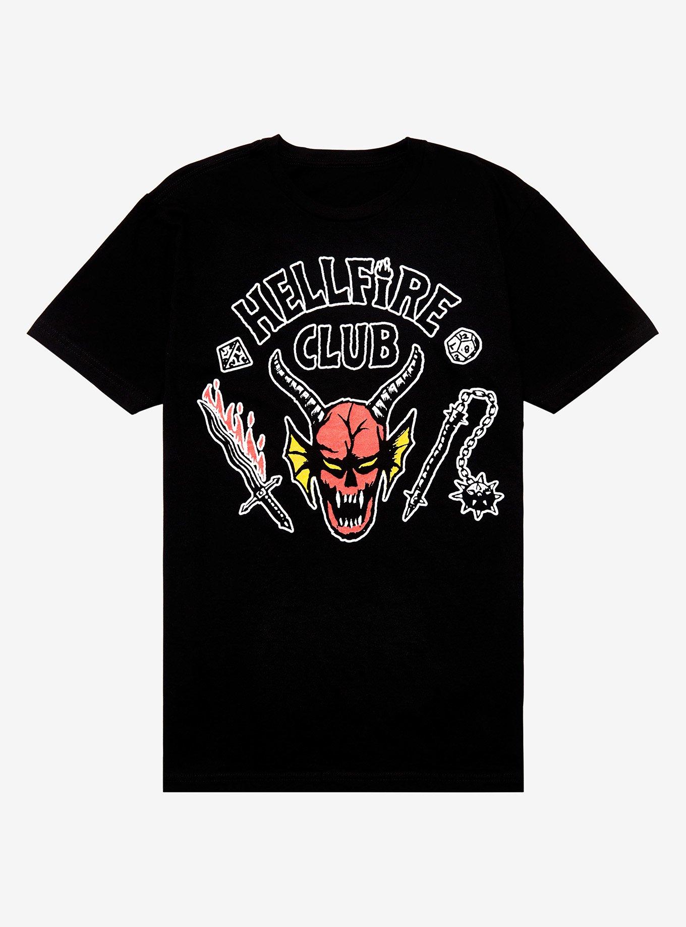 Stranger Things Hellfire Club T-Shirt, BLACK, hi-res