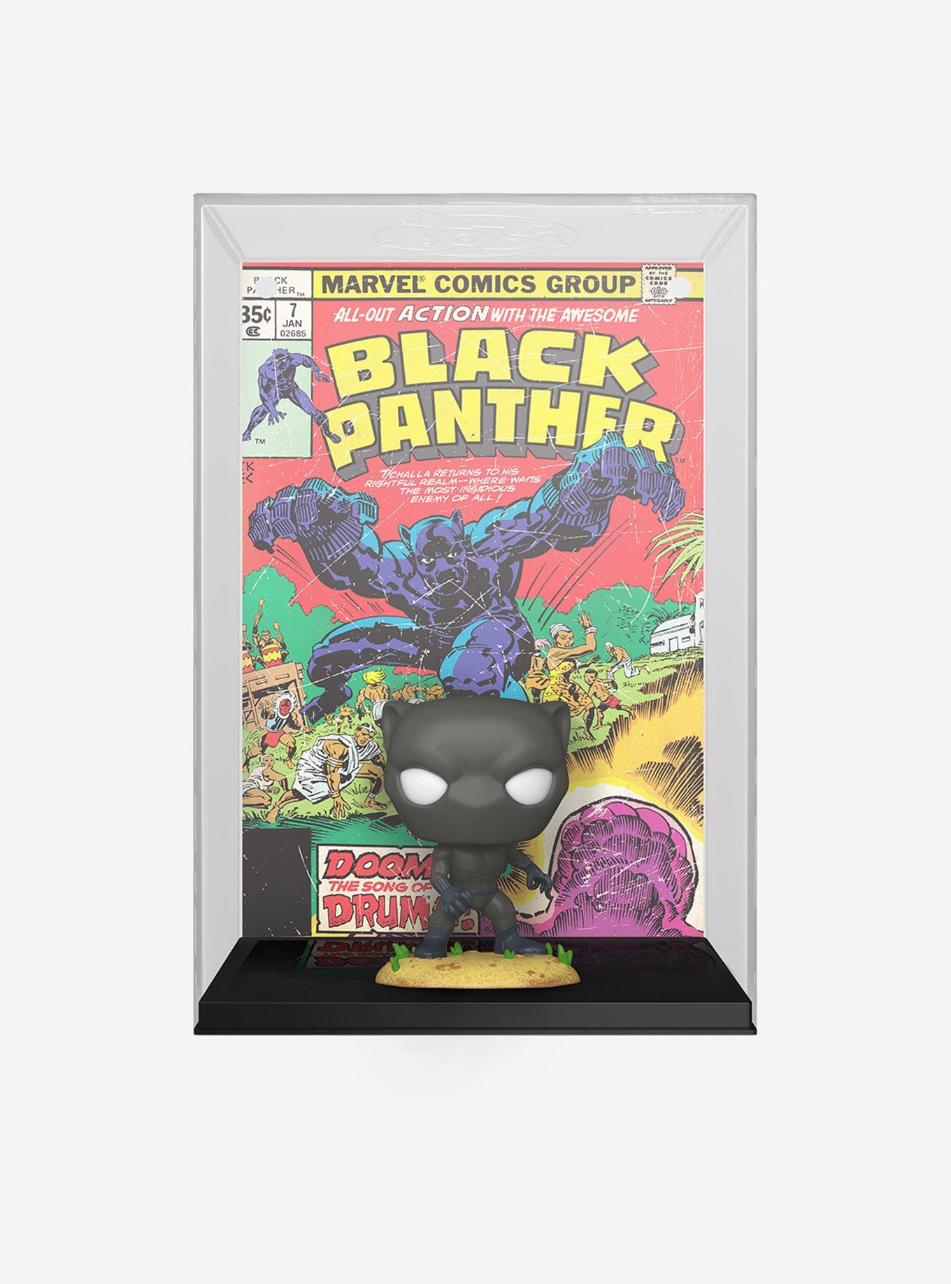Funko Marvel Pop! Comic Covers Black Panther Vinyl Collectible, , hi-res