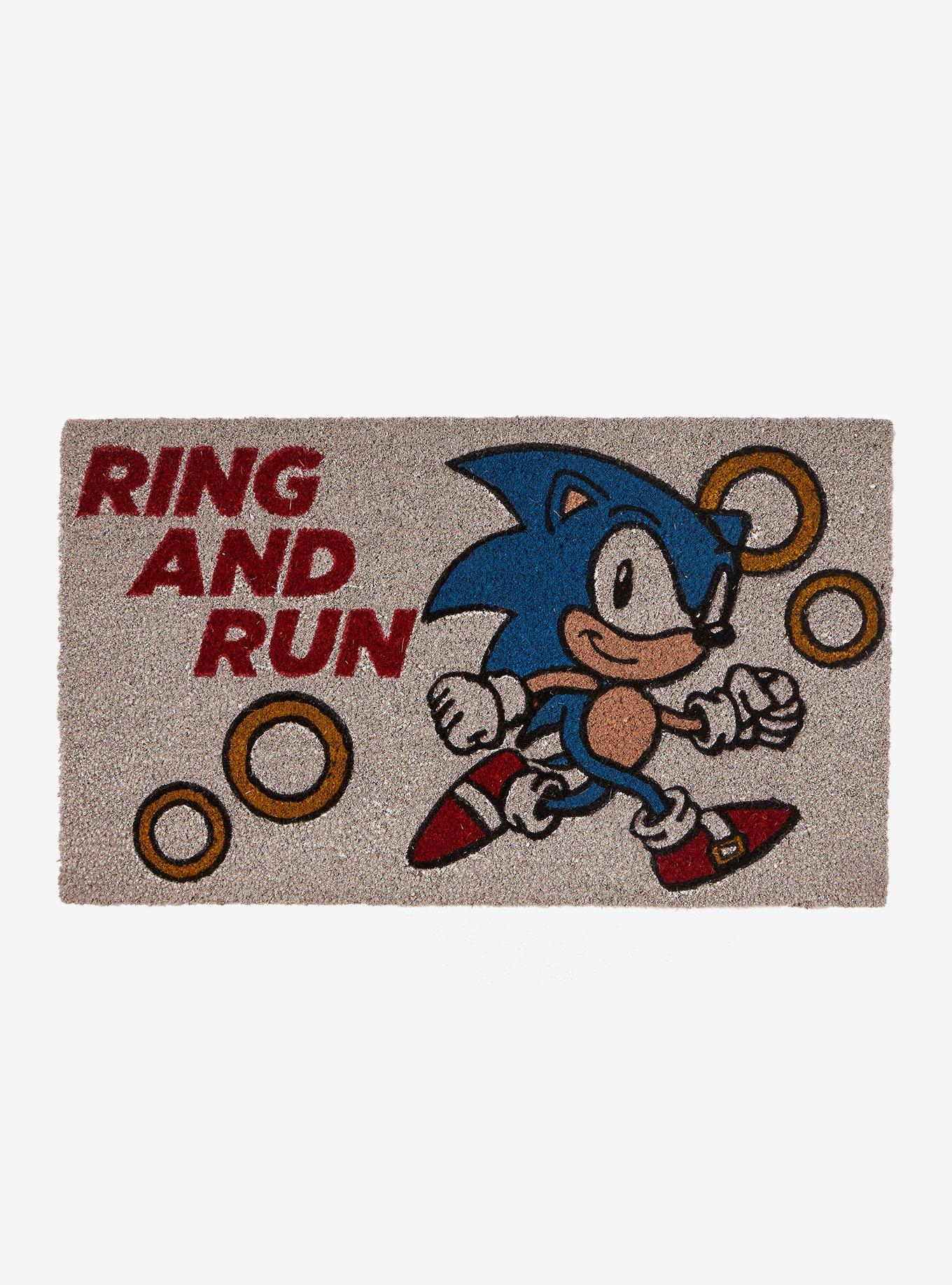Sonic The Hedgehog Ring And Run Doormat, , hi-res
