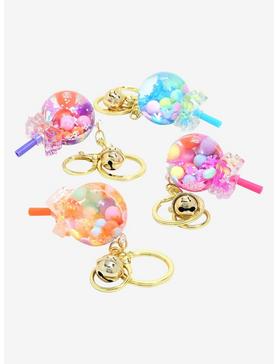 Lollipop Confetti Floaty Assorted Blind Key Chain, , hi-res