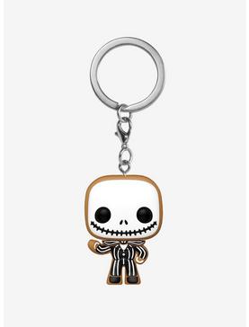 Plus Size Funko The Nightmare Before Christmas Pop! Gingerbread Jack Skellington Vinyl Key Chain Hot Topic 2022 Exclusive, , hi-res