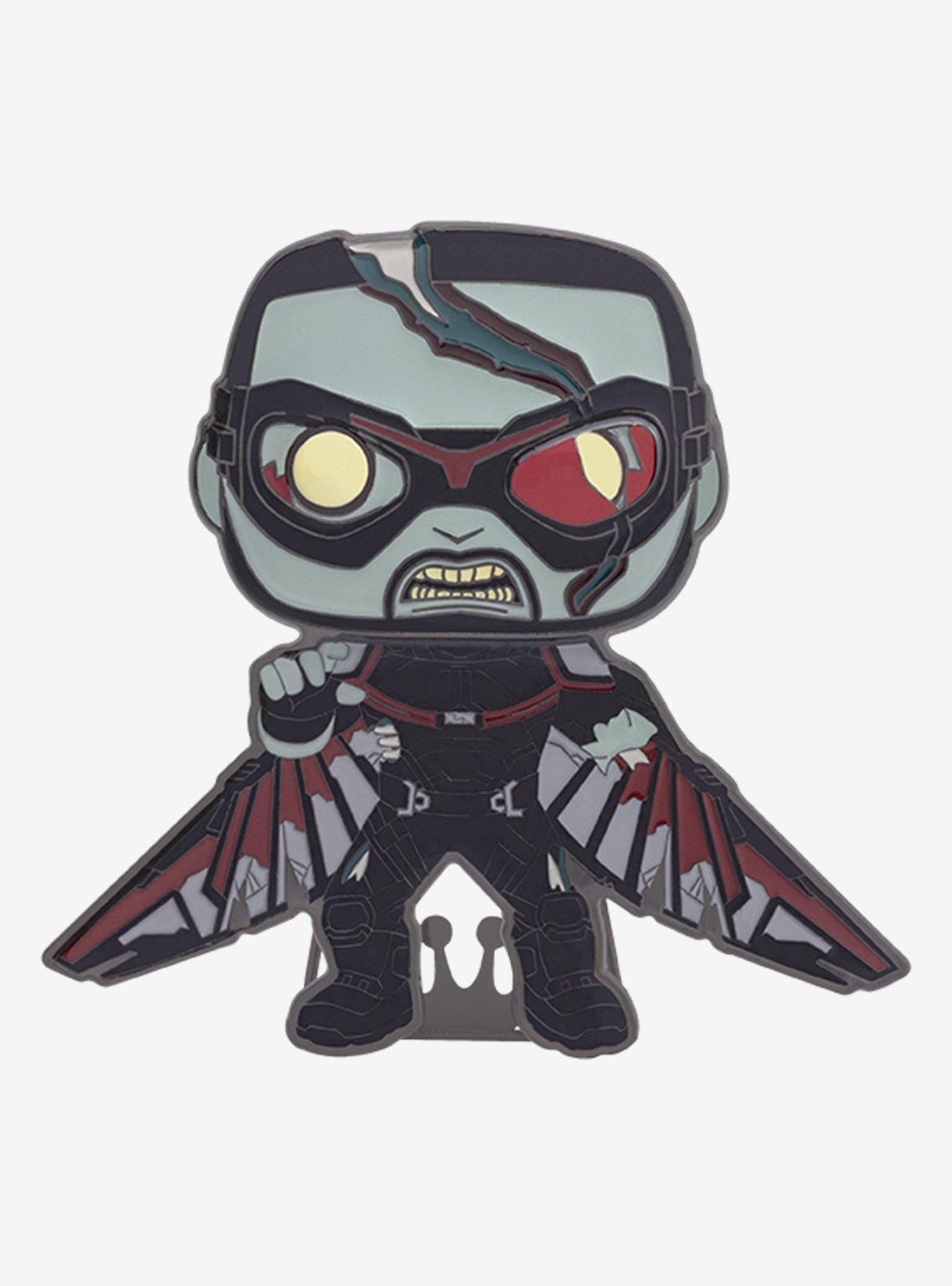 Funko Marvel What If...? Zombie Falcon Pop! Enamel Pin, , hi-res