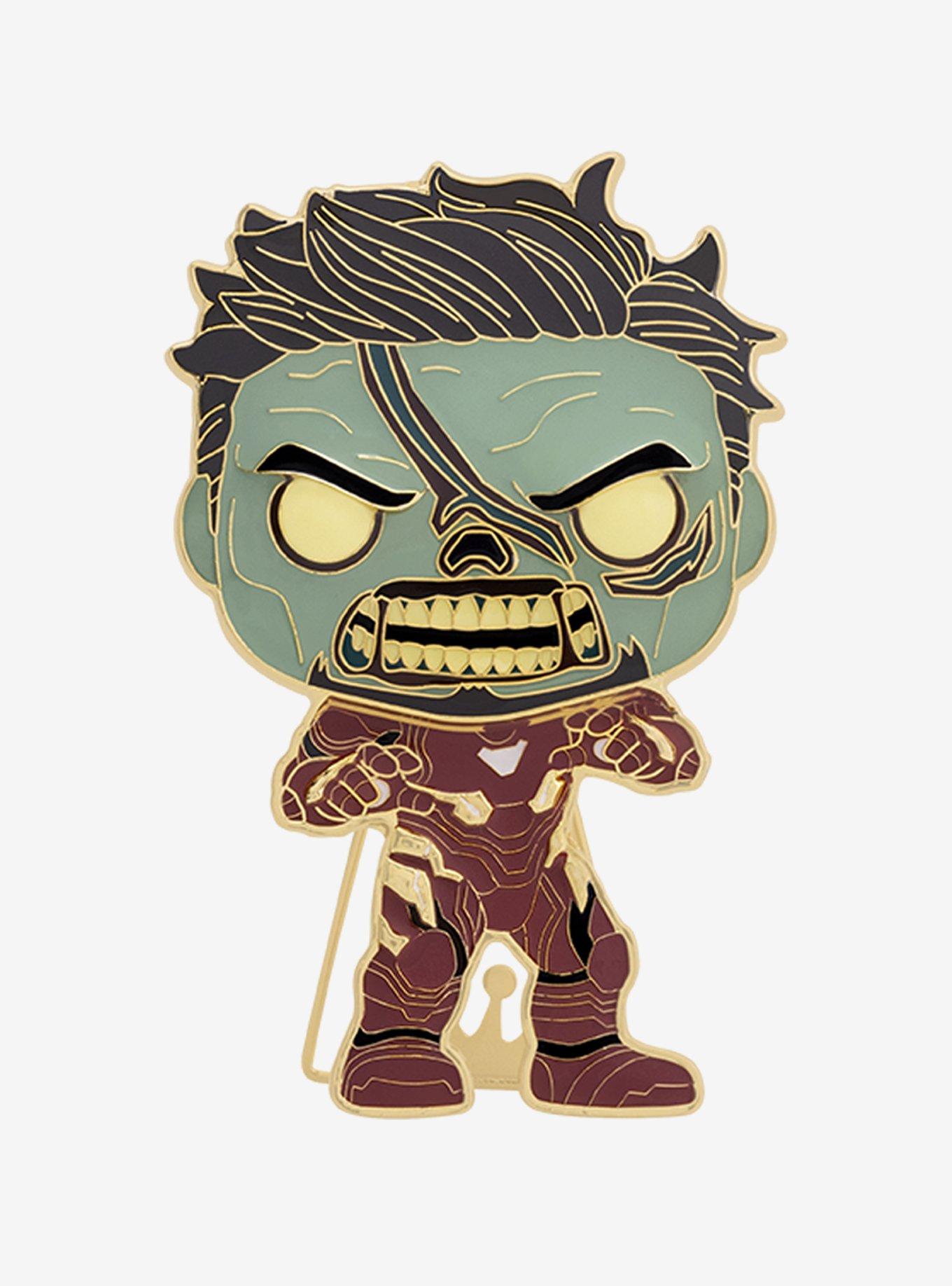 Funko Marvel What If...? Zombie Iron Man Pop! Enamel Pin, , hi-res