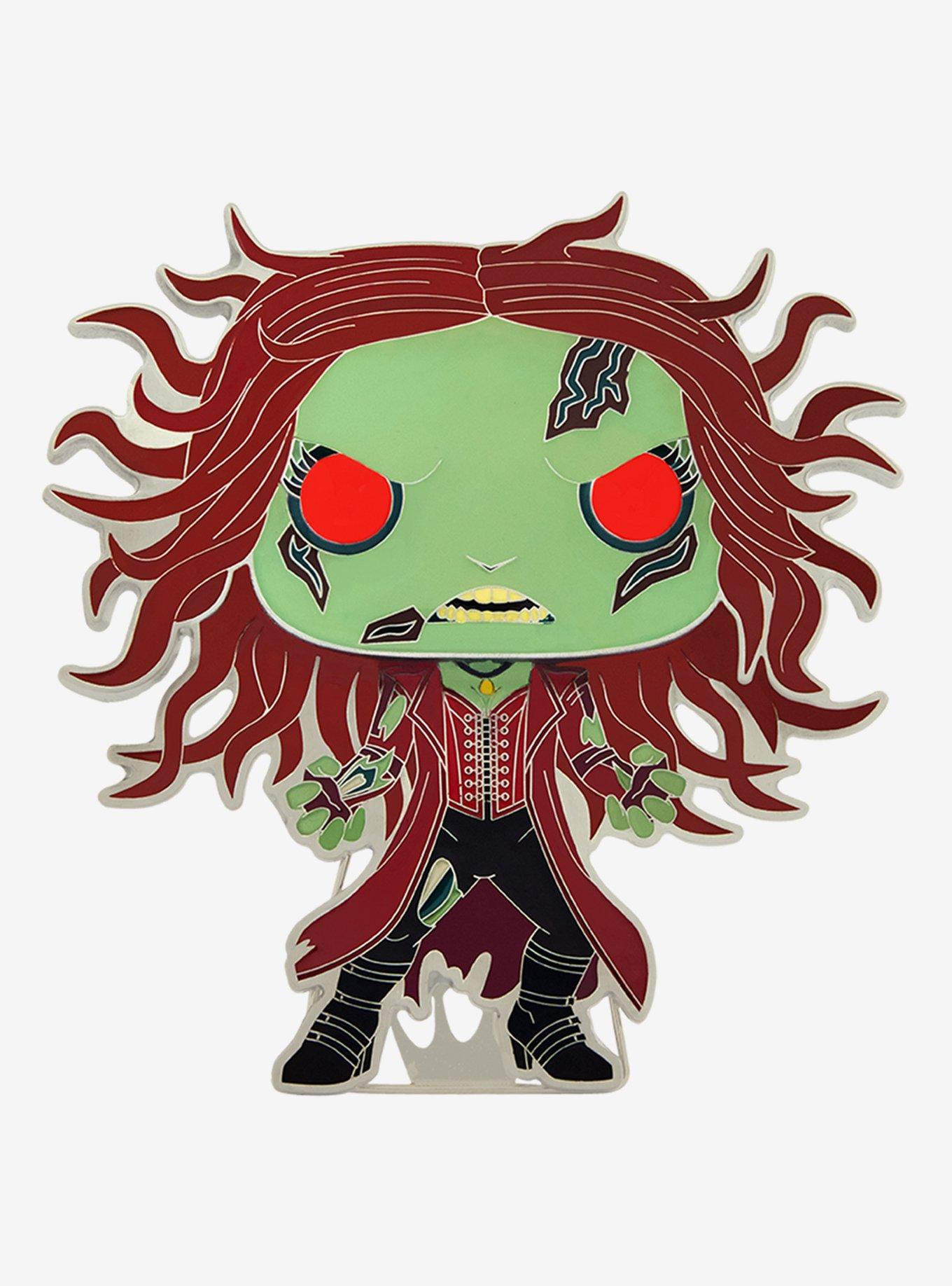 Funko Marvel What If...? Zombie Scarlet Witch Pop! Enamel Pin, , hi-res