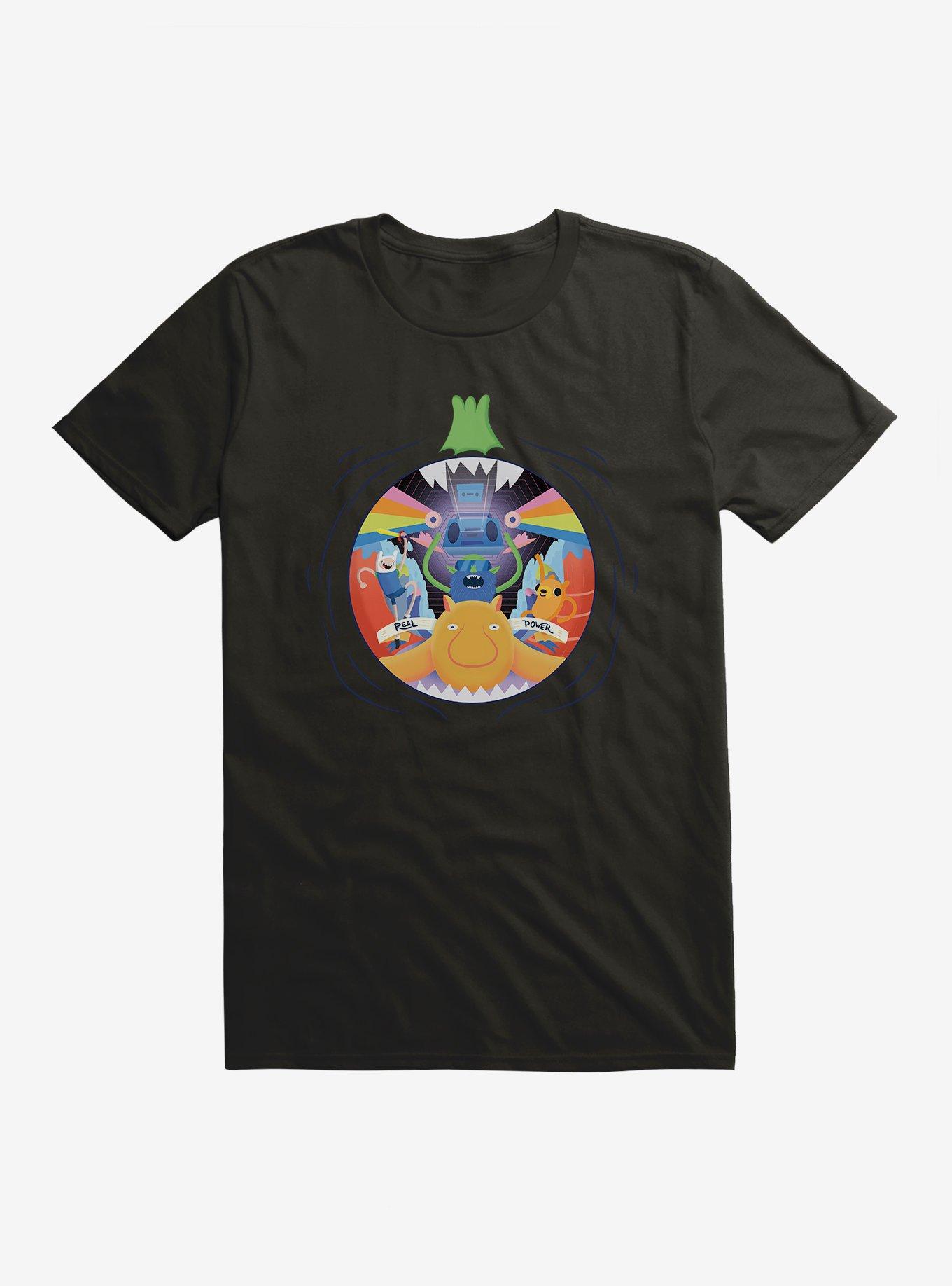 Adventure Time Real Power T-Shirt, BLACK, hi-res
