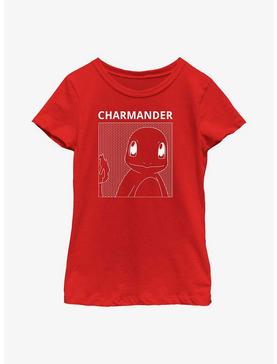 Pokémon Charmander Comic Box Youth Girls T-Shirt, , hi-res