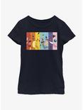 Pokémon Poke Rainbow Youth Girls T-Shirt, BLACK, hi-res