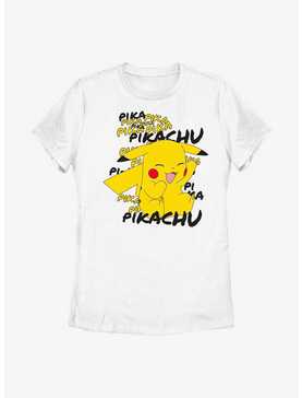 Pokémon Pikachu Cracks A Joke Womens T-Shirt, , hi-res