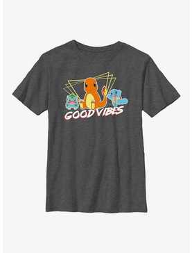 Pokémon Good Vibes Starters Youth T-Shirt, , hi-res