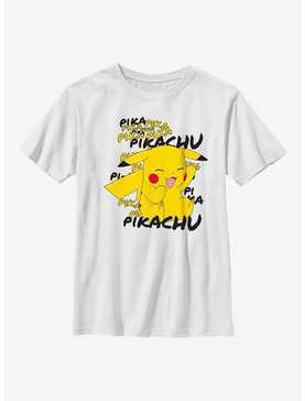 Pokémon Pikachu Cracks A Joke Youth T-Shirt, , hi-res