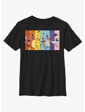 Pokémon Poke Rainbow Youth T-Shirt, , hi-res