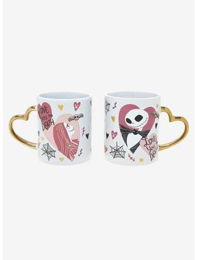 Disney The Nightmare Before Christmas Jack & Sally Couples Mug Set - BoxLunch Exclusive, , hi-res