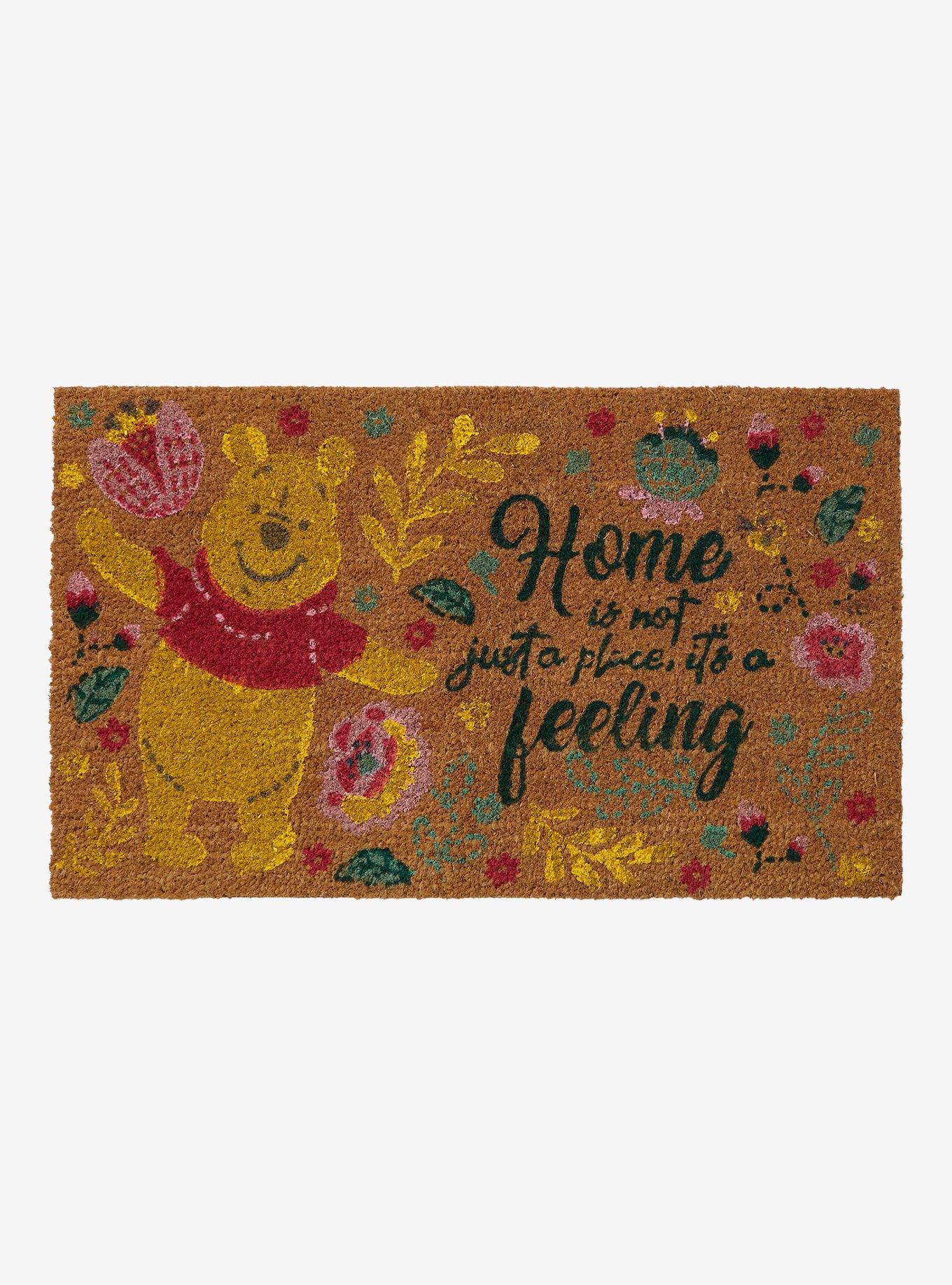 Disney Winnie the Pooh Floral Feeling Doormat BoxLunch