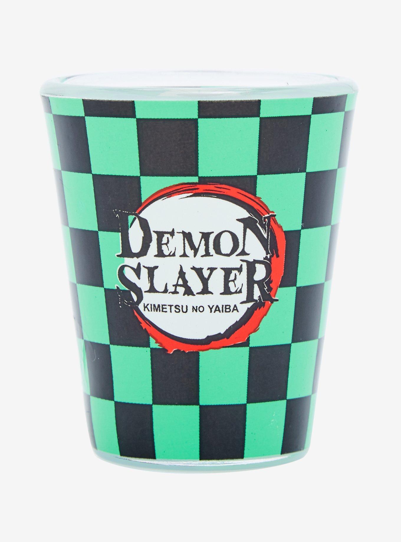 Demon Slayer: Kimetsu no Yaiba Tanjiro Hanafuda Earring Mini Glass - BoxLunch Exclusive , , hi-res