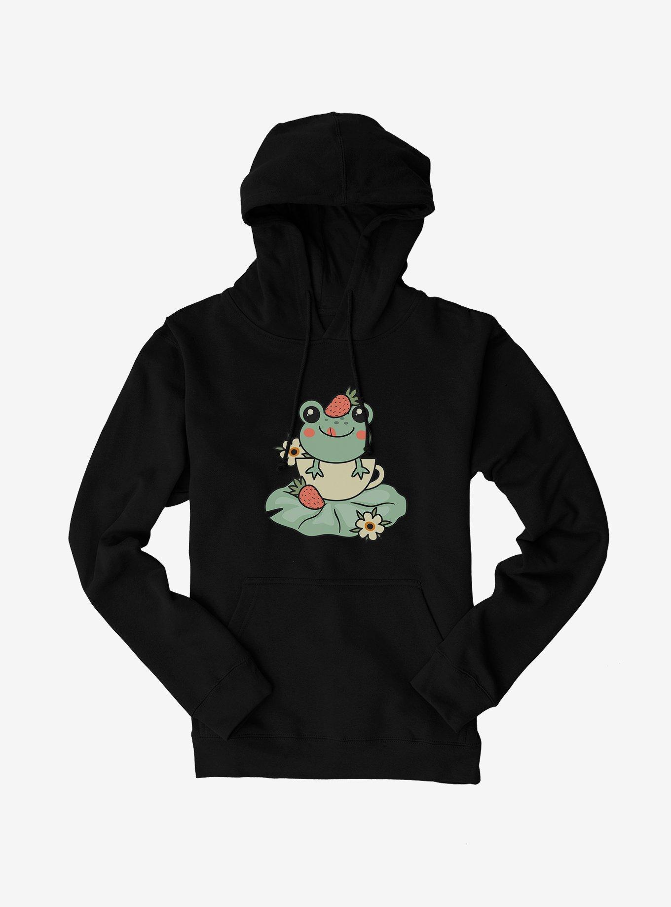 Black best sale frog hoodie