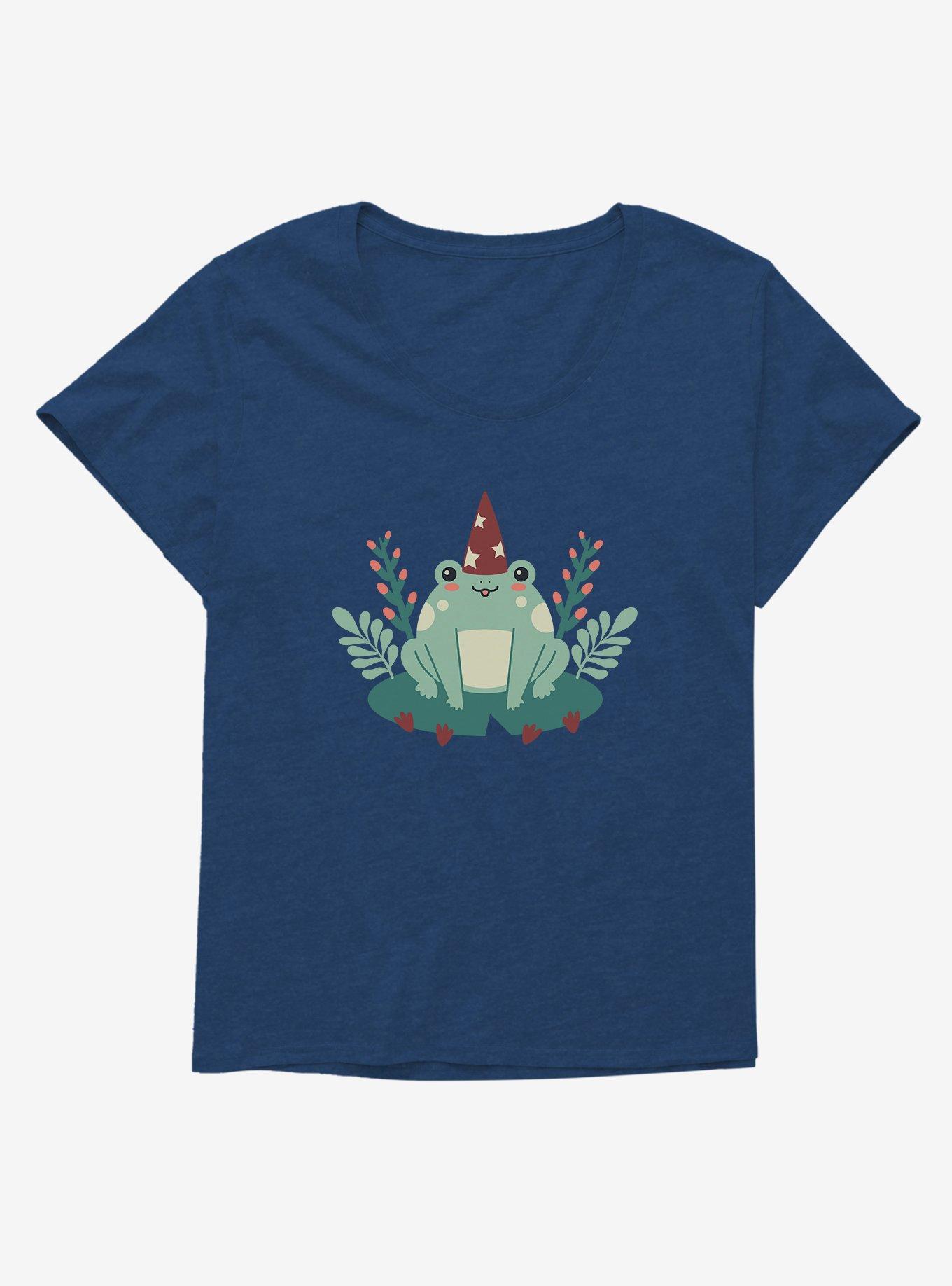 Bleh Wizard Frog Girls T-Shirt Plus