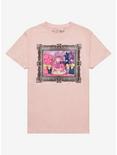 Birthday Cake Portrait Boyfriend Fit Girls T-Shirt By Pinku Kult, MULTI, hi-res