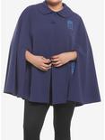 Her Universe Doctor Who TARDIS Cape Plus Size, NAVY, hi-res