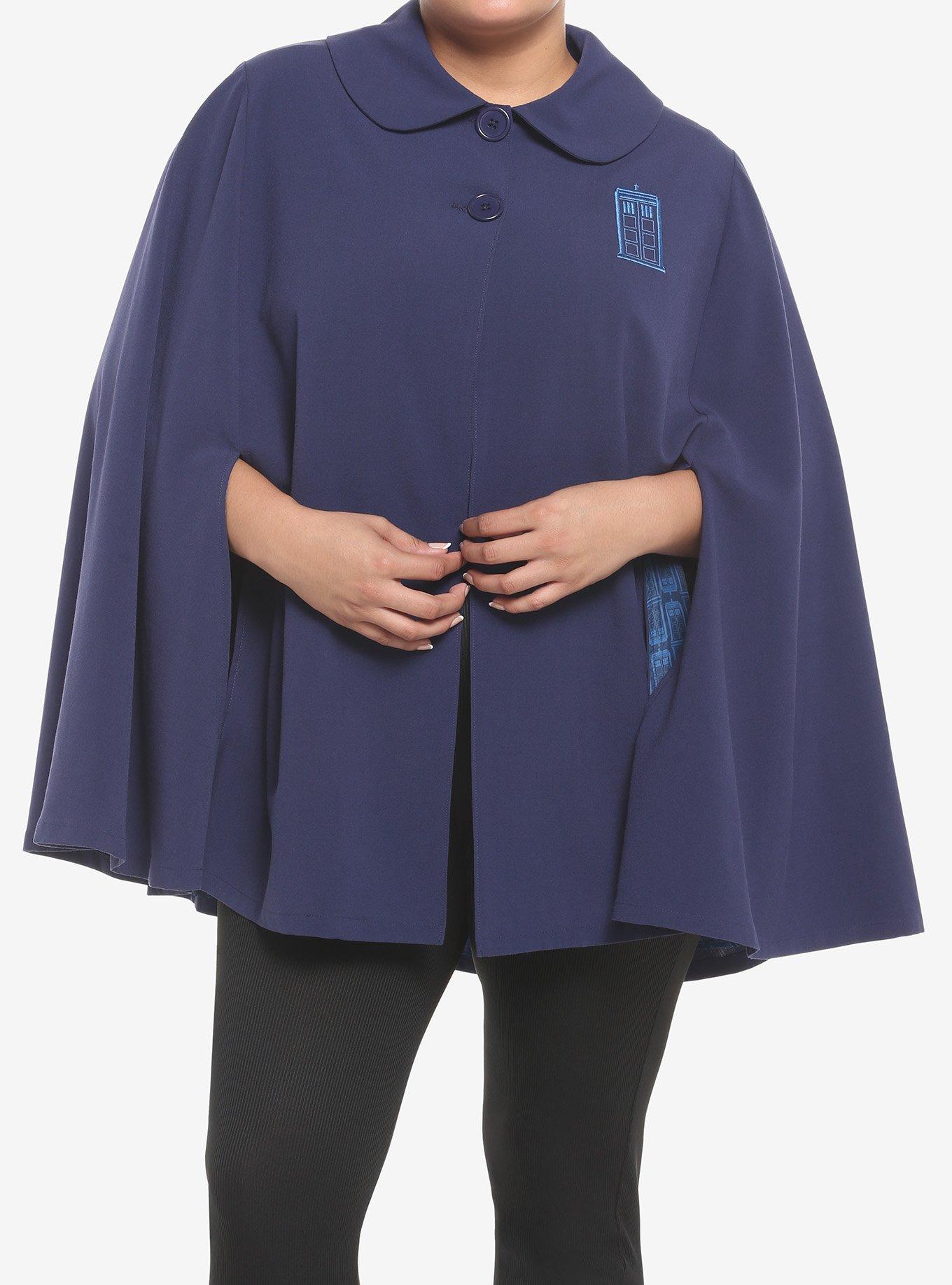 Her Universe Doctor Who TARDIS Cape Plus Size, , hi-res