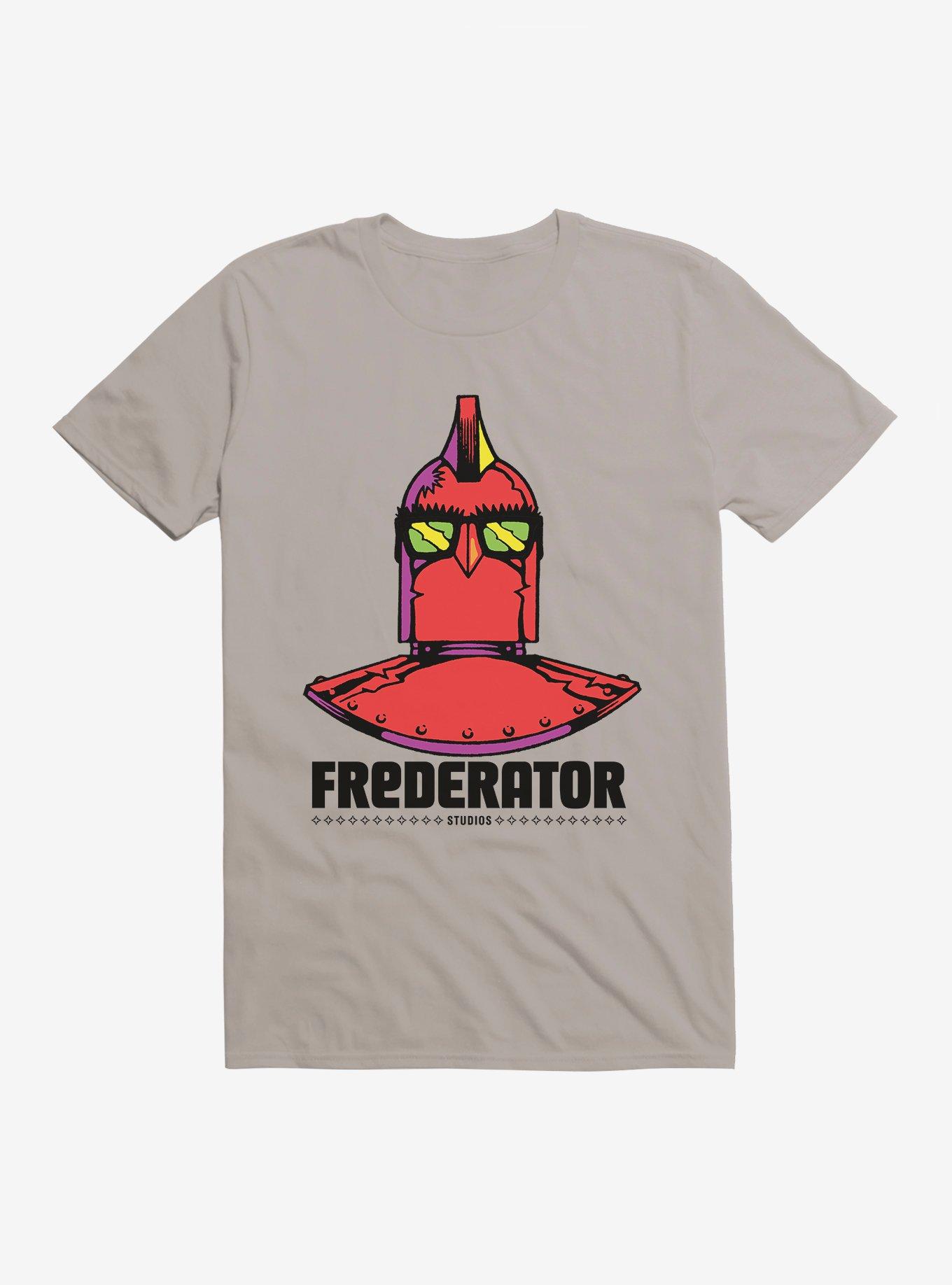 Adventure Time The Frederator T-Shirt , LIGHT GREY, hi-res