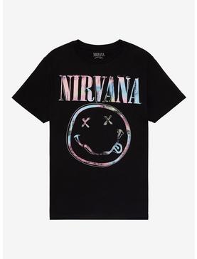 Plus Size Nirvana Pastel Smile Boyfriend Fit Girls T-Shirt, , hi-res