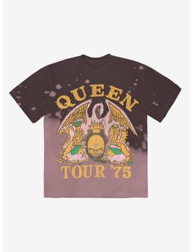 Plus Size Queen '75 Tour Dip-Dye Boyfriend Fit Girls T-Shirt, , hi-res
