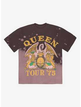 Queen '75 Tour Dip-Dye Boyfriend Fit Girls T-Shirt, , hi-res