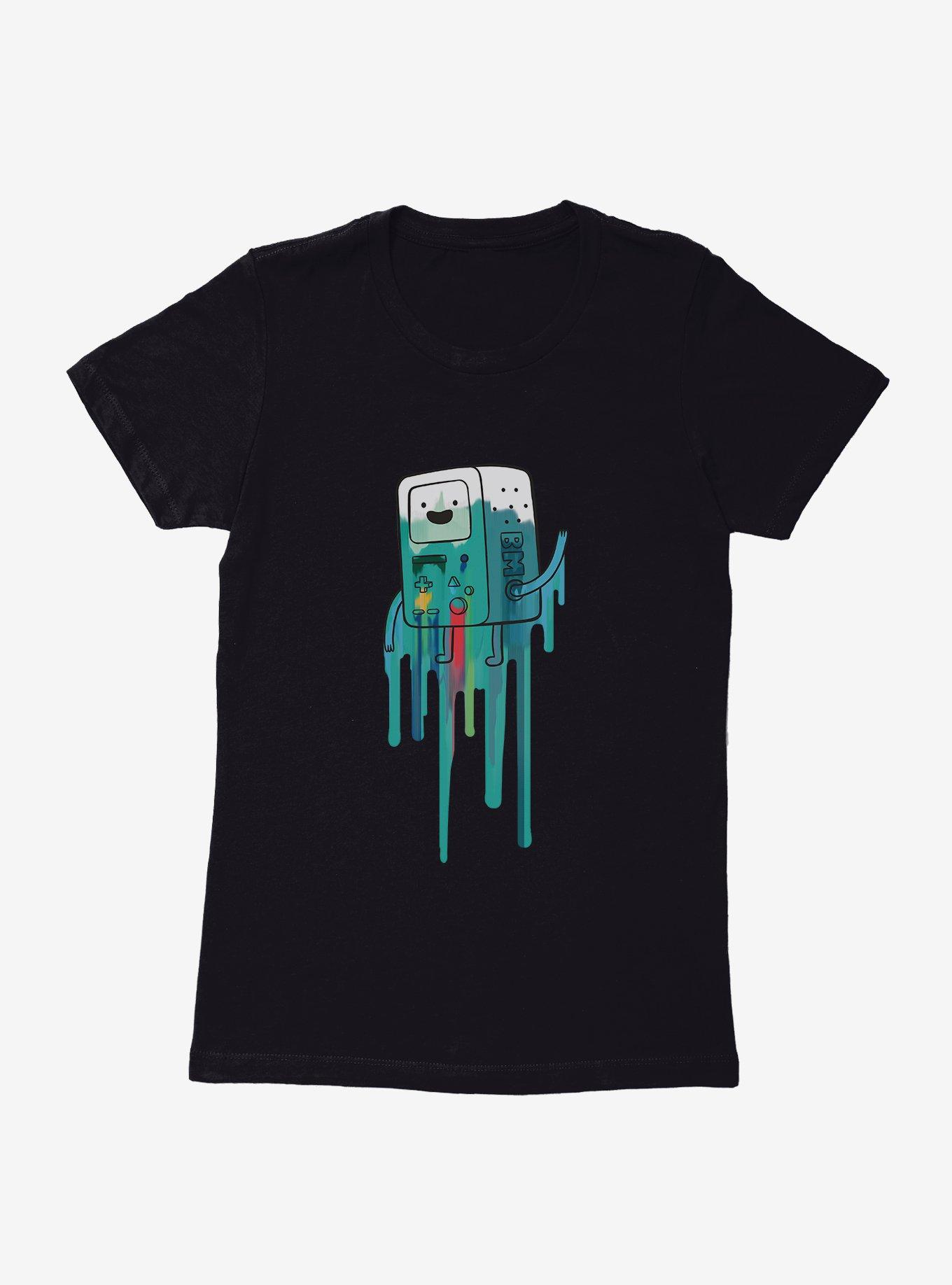 Adventure Time BMO Paint Drip Womens T-Shirt, , hi-res