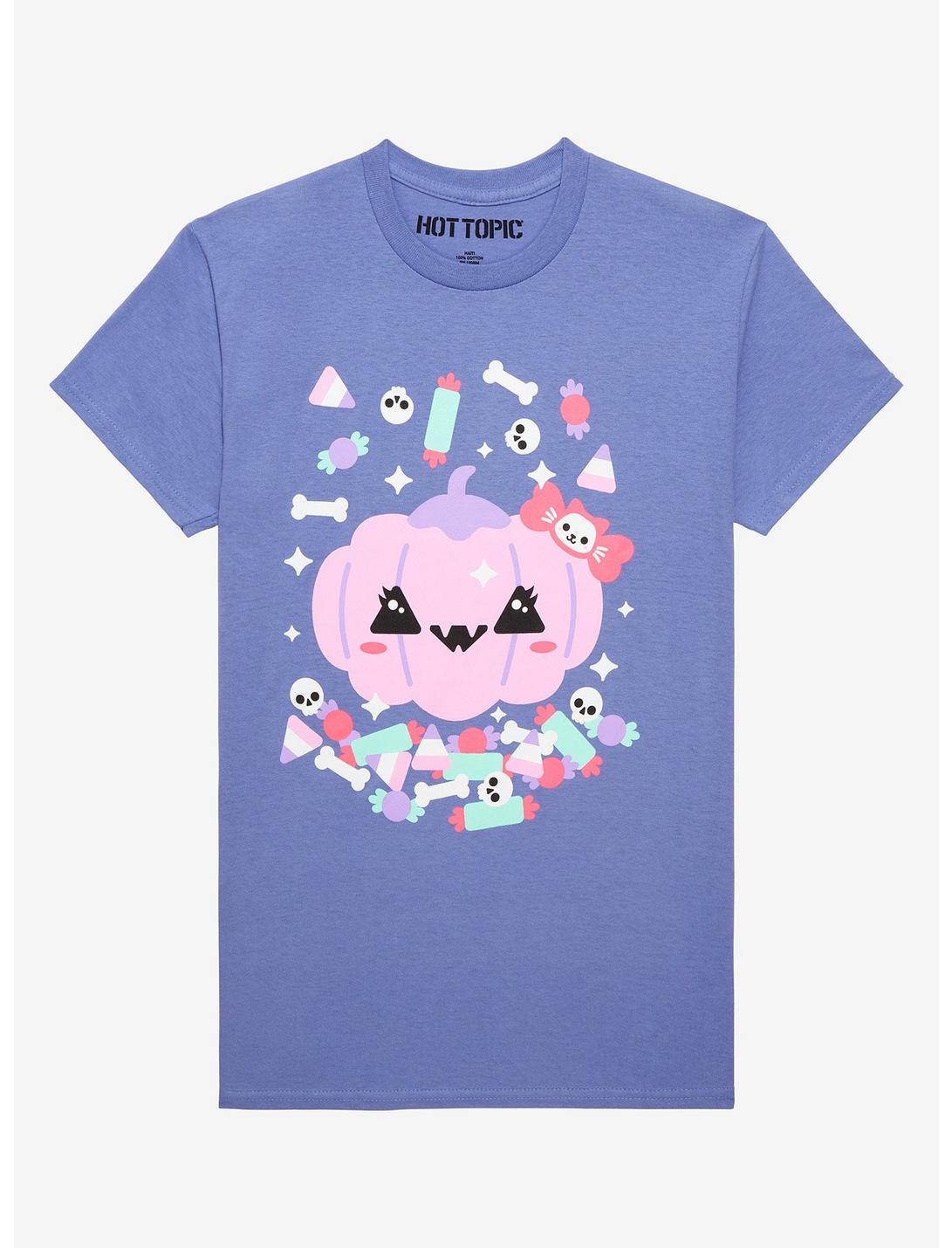 Pastel Pumpkin Candy Boyfriend Fit Girls T-Shirt, MULTI, hi-res