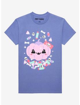 Pastel Pumpkin Candy Boyfriend Fit Girls T-Shirt, , hi-res