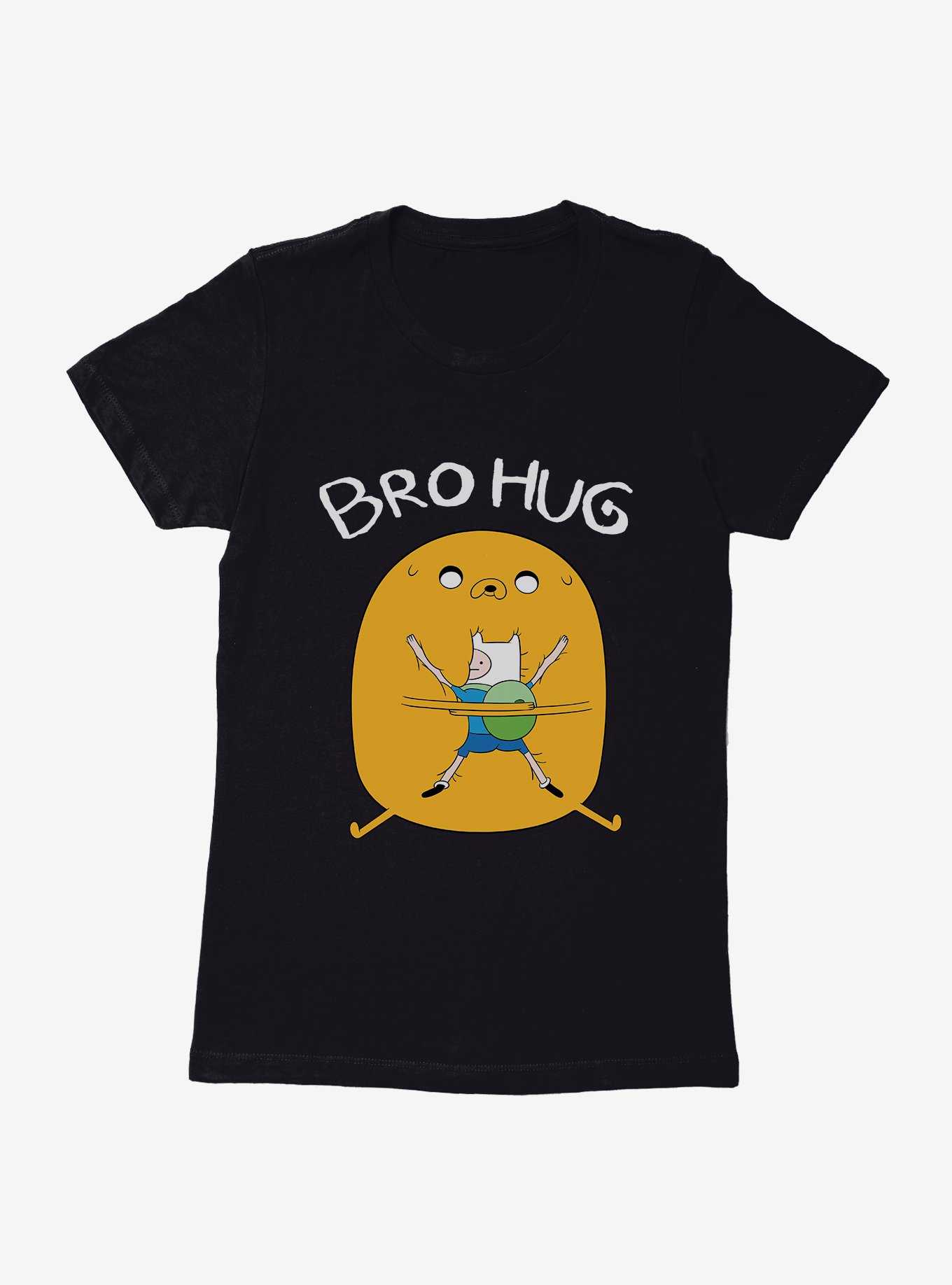 Adventure Time Jake Bro Hug Womens T-Shirt , , hi-res