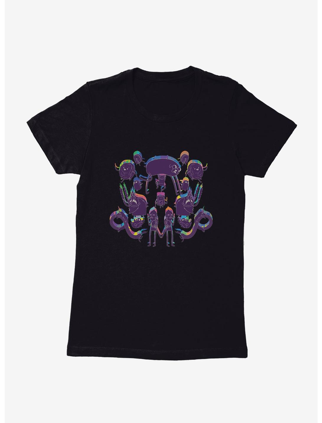 Adventure Time Rainbow Shadows Womens T-Shirt , , hi-res