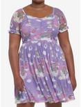 Care Bears Characters In The Clouds Dress Plus Size, MULTI, hi-res