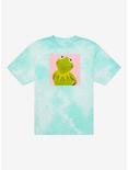 The Muppets Kermit Tie-Dye Boyfriend Fit Girls T-Shirt, MULTI, hi-res