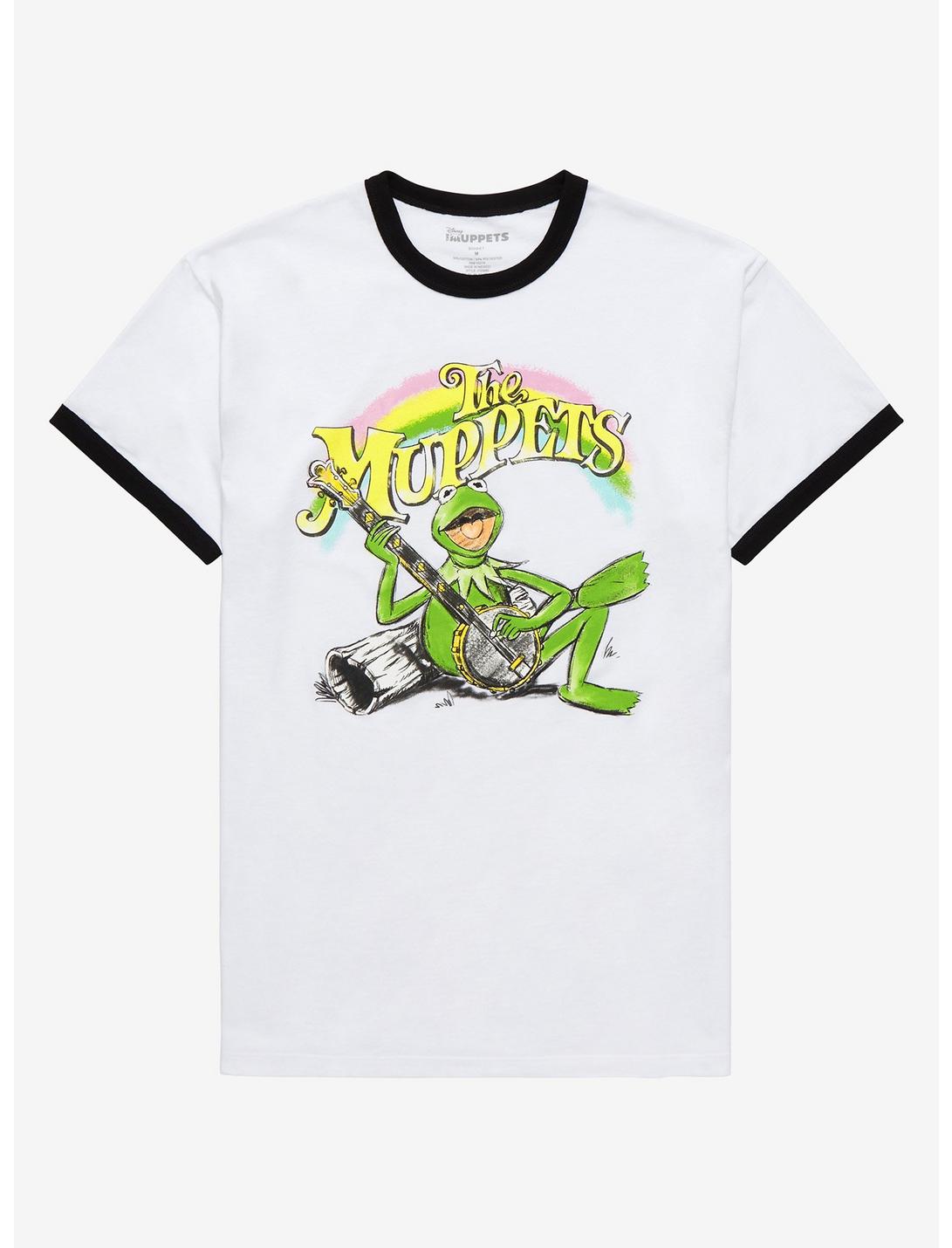 The Muppets Kermit Rainbow Girls Ringer T-Shirt, MULTI, hi-res