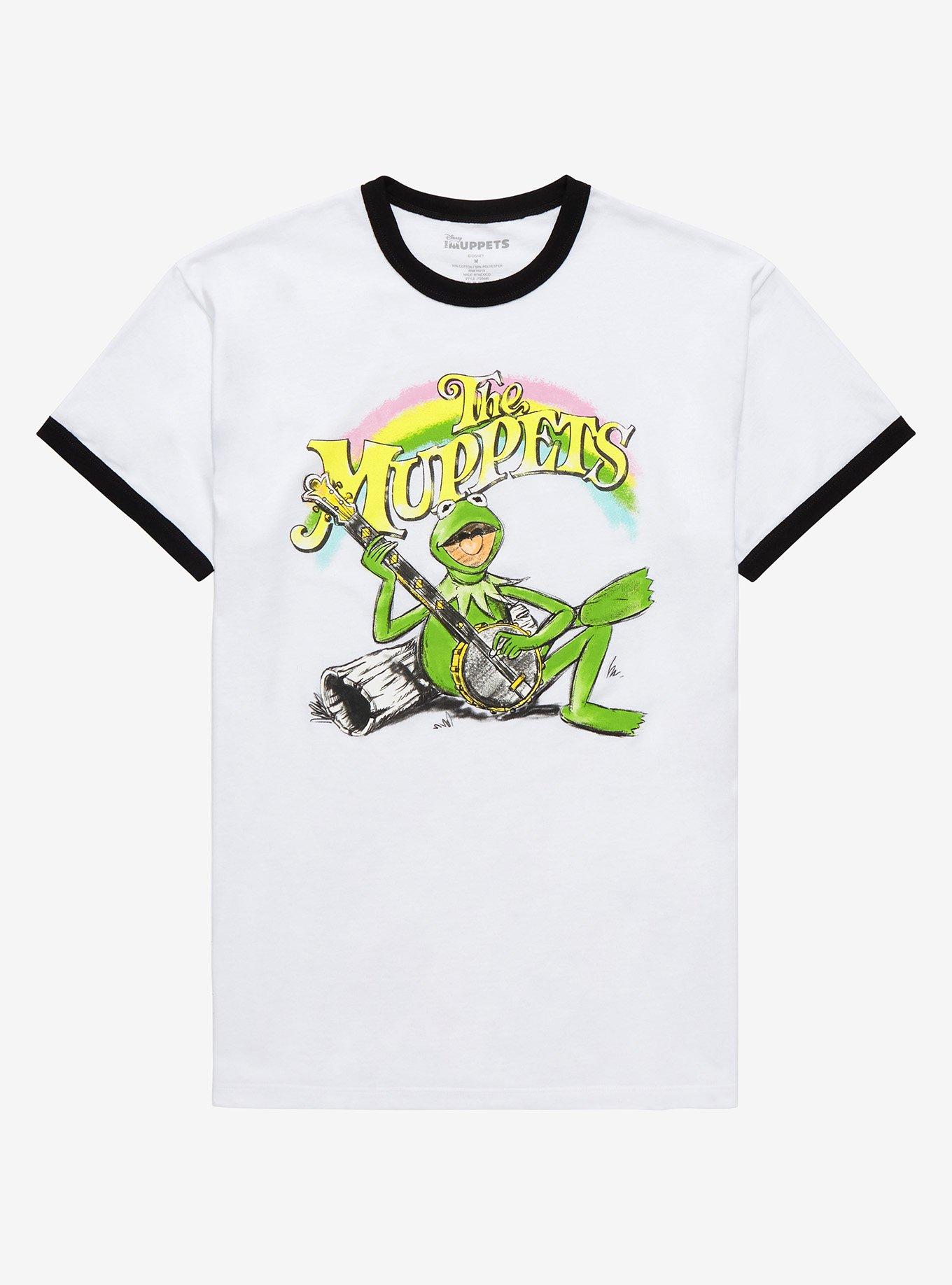 Disney The Muppets Kermit Rainbow Girls Ringer T-Shirt, MULTI, hi-res