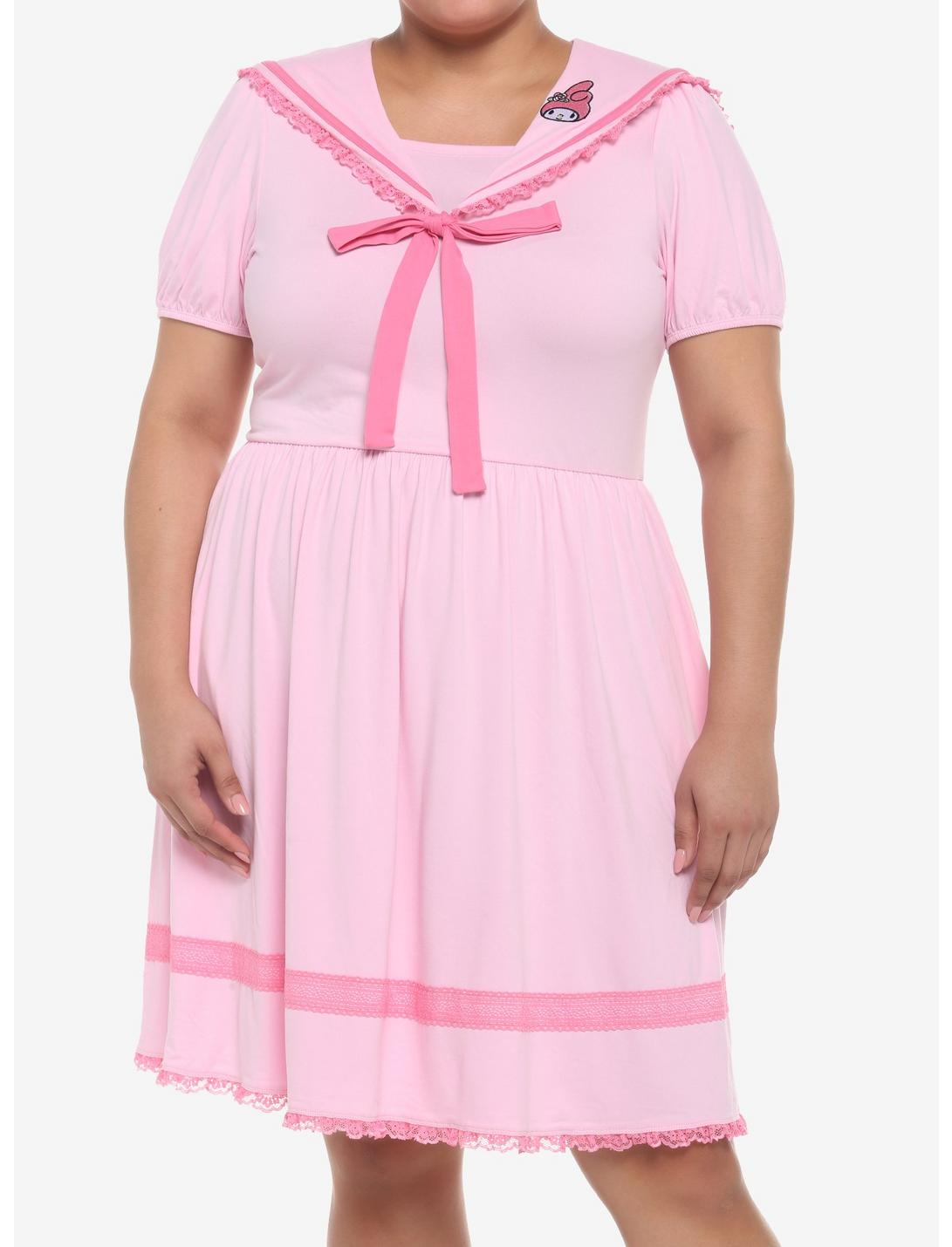 My Melody Sailor Dress Plus Size, MULTI, hi-res