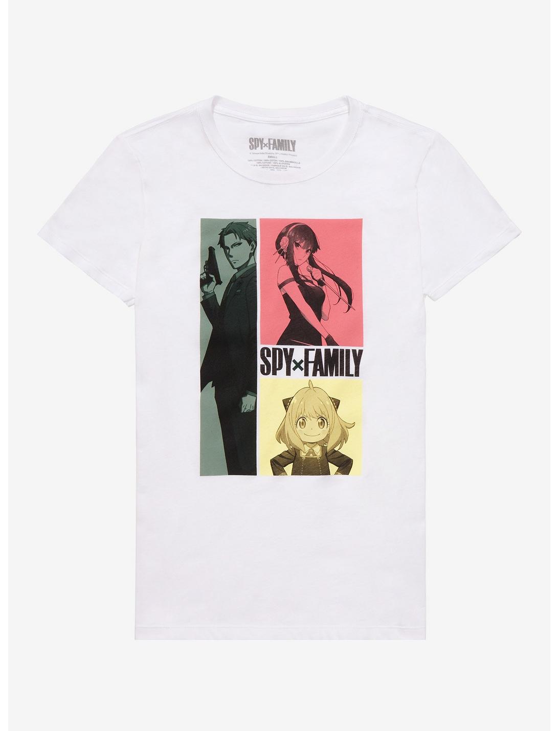 Spy X Family Trio Panel Girls T-Shirt, MULTI, hi-res