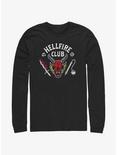 Stranger Things Hellfire Club Long-Sleeve T-Shirt, BLACK, hi-res